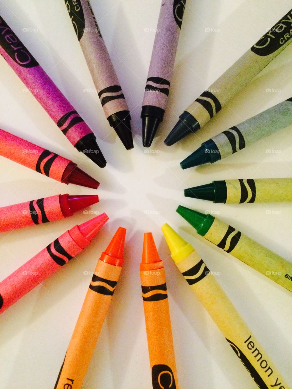 Crayon circle