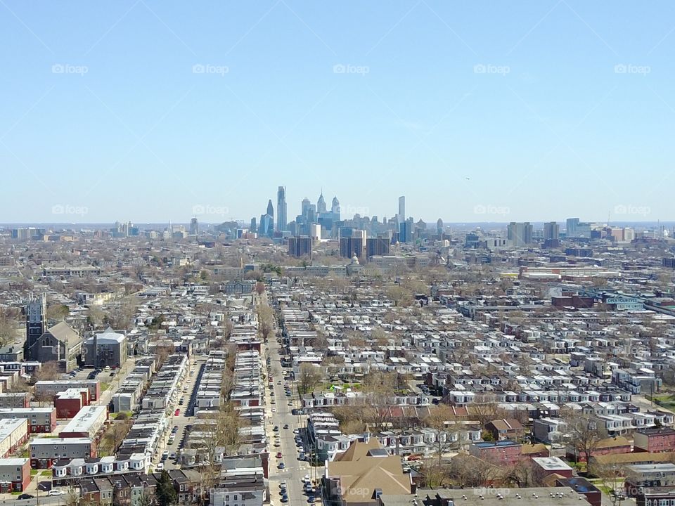 Philly from above