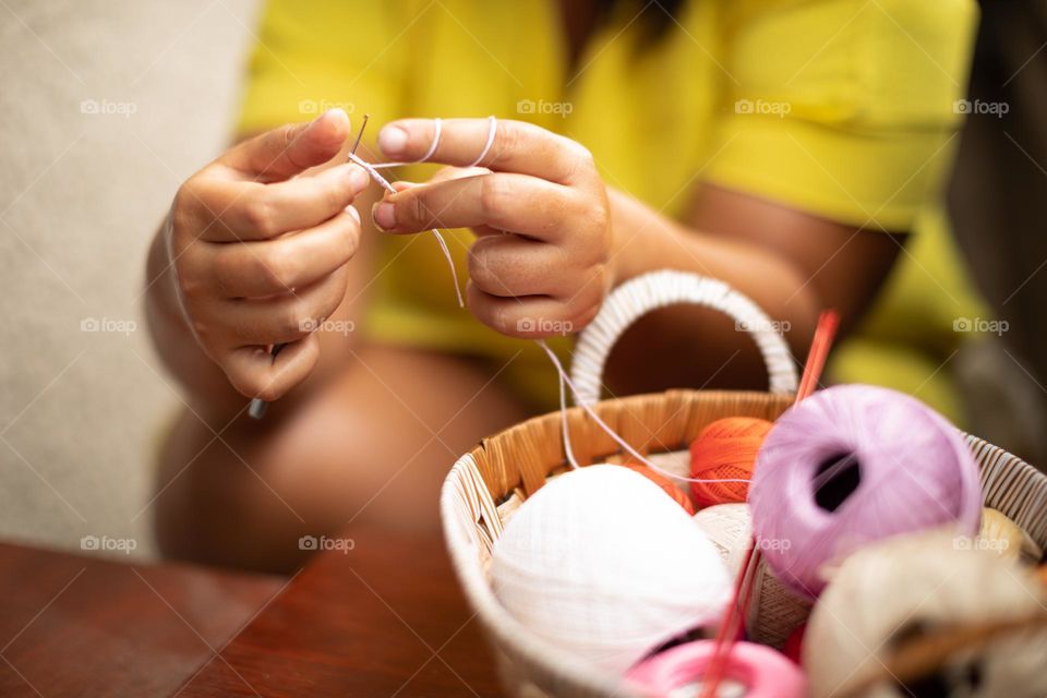 Crocheting