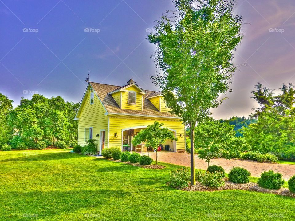 Evening HDR photograph