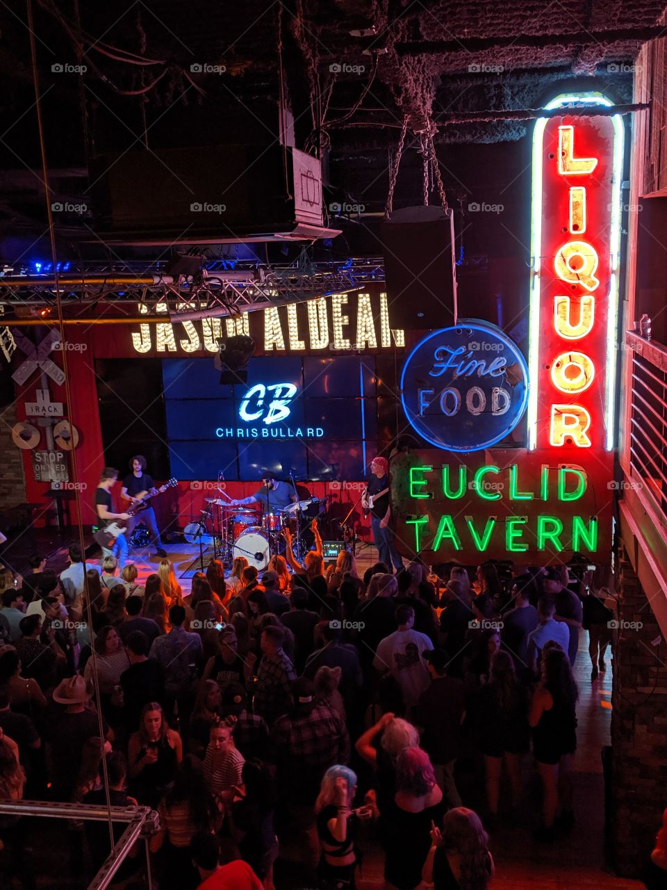 inside the Jason Aldean bar in Nashville, TN