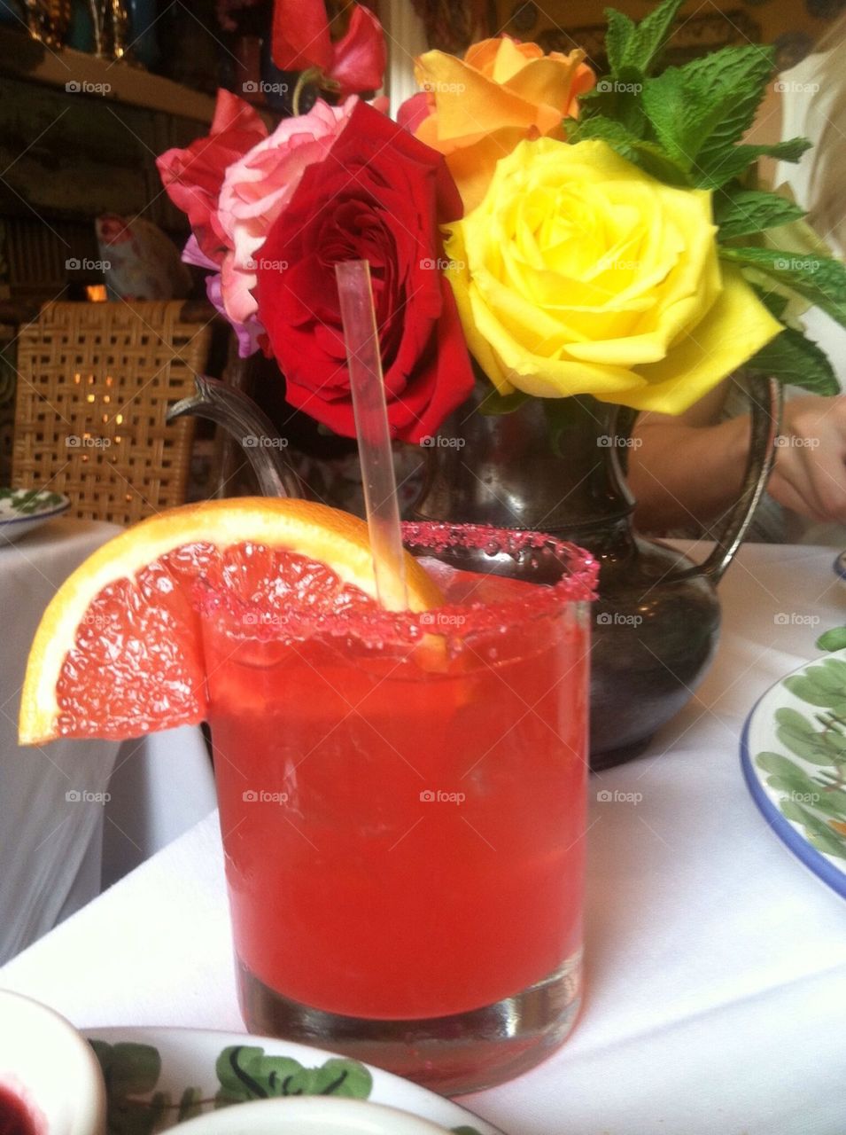 flowers city restaurant drink by isabella.c.distefano