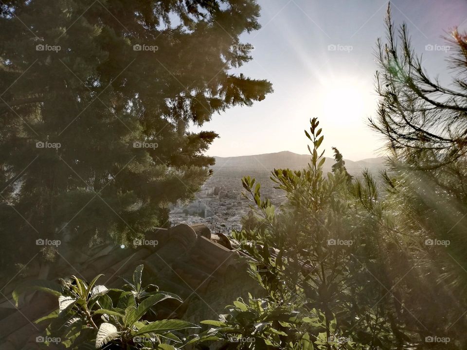 View from Ymittos mountain