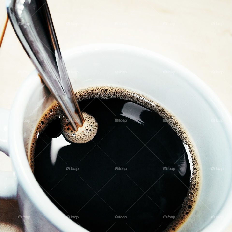 Black coffee.