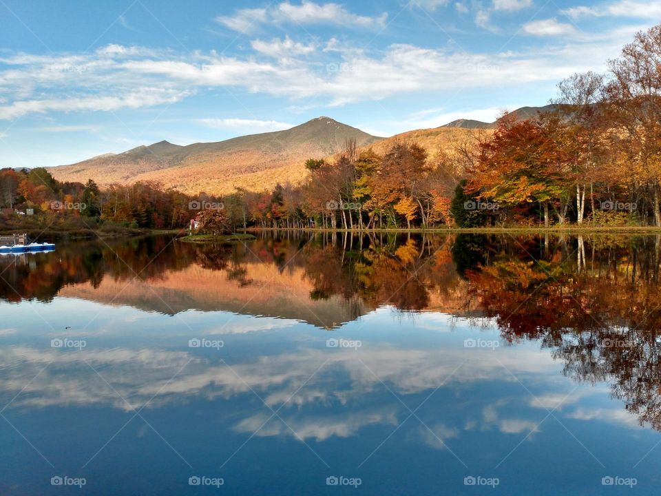 reflection on the mountain