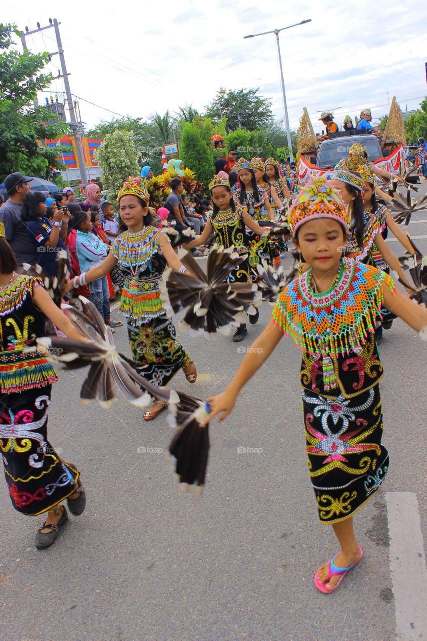 Dayak traditional dance