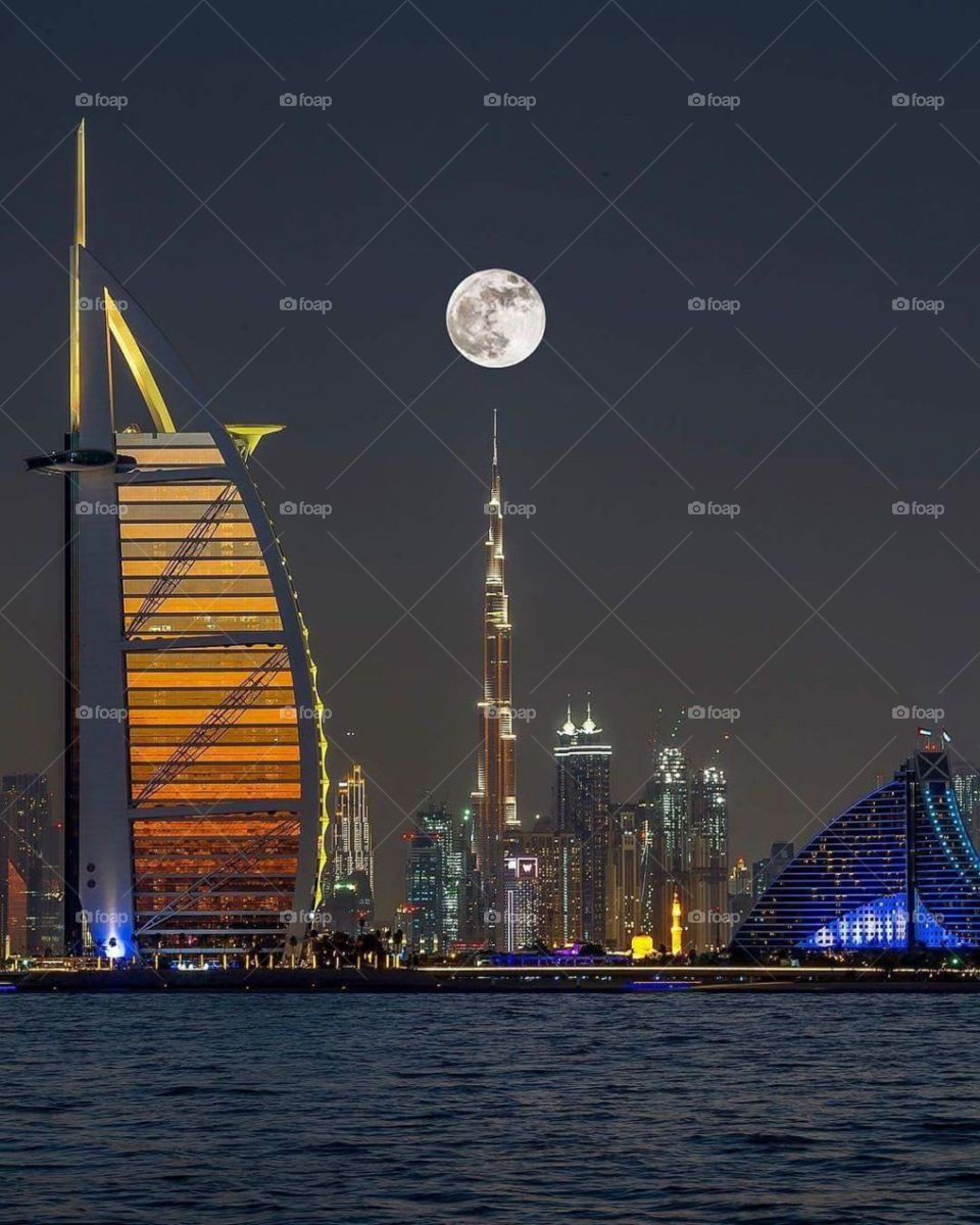 Dazzling Dubai Night View
