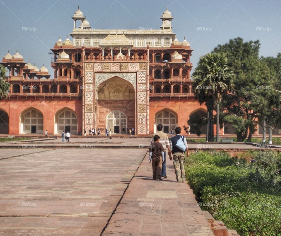 Mughal Architecture. Tomb of Akbar the Great