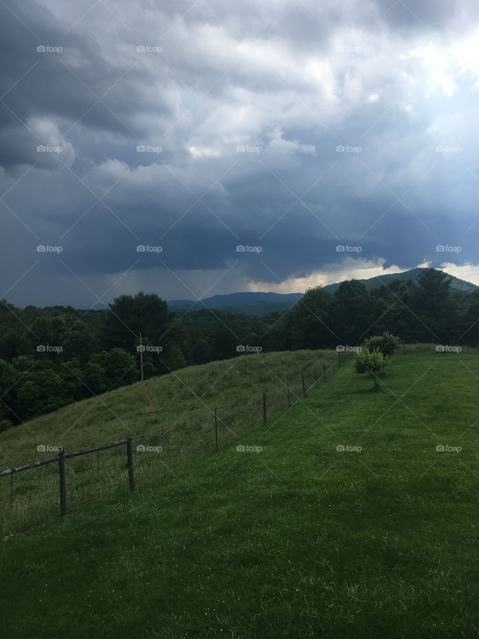 A storm is moving in 