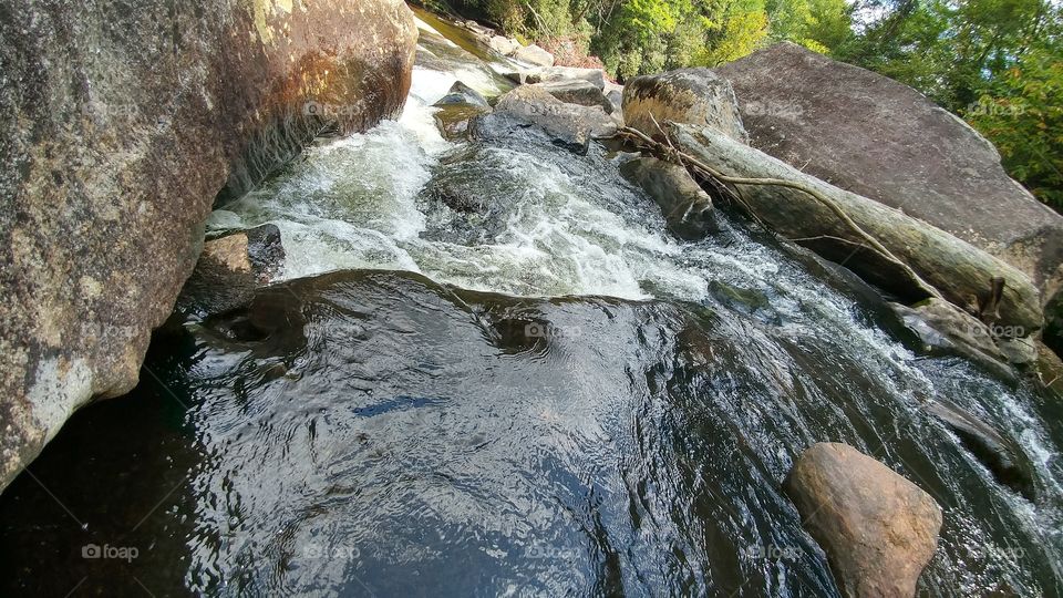 Water, Nature, Stream, River, Waterfall