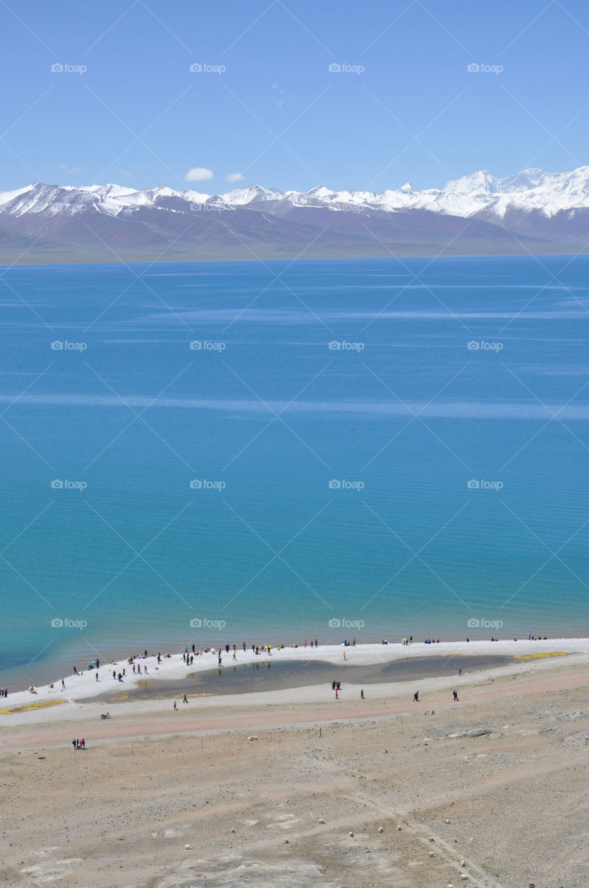 The Namtso lake 