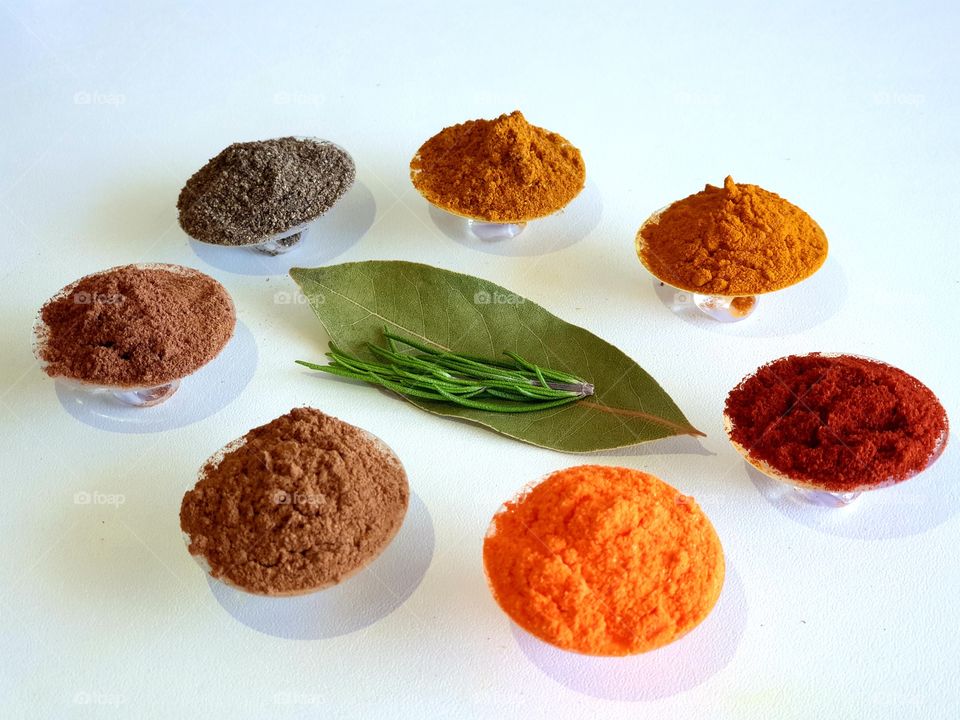 Spice#colors#taste#flavoring#powder#art