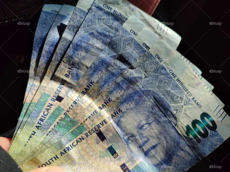 Rand - R100, banknotes South Africa