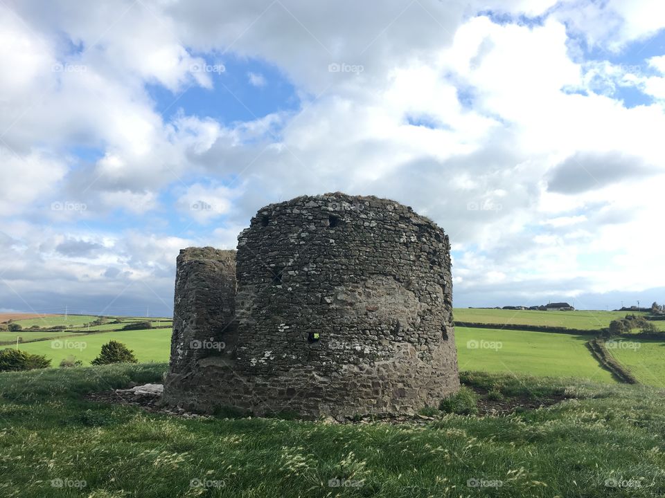 Instow ruin in an open field and free from tourists. Freedom on our doorstep, nature is the best. 