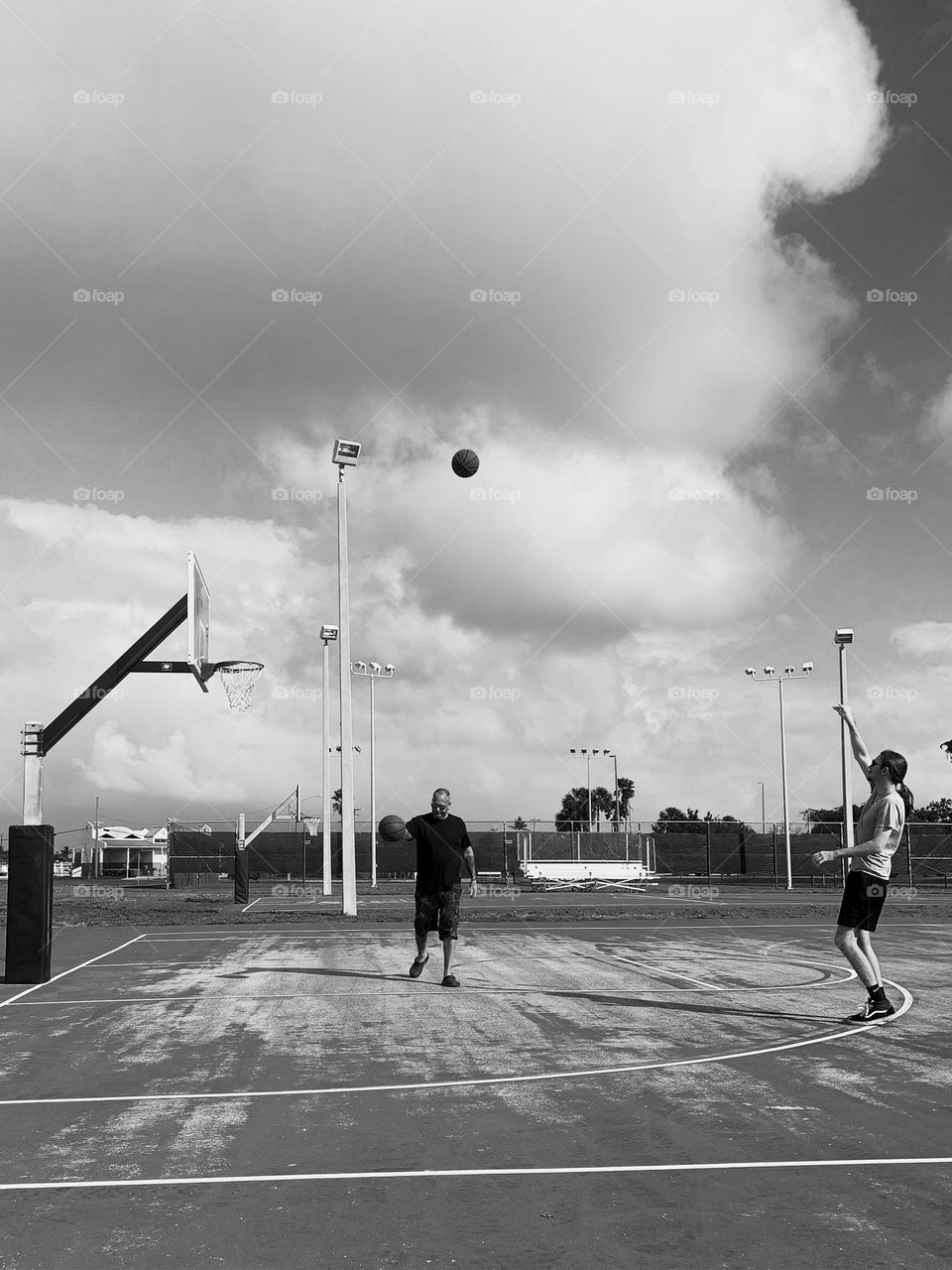 PLAYING BASKETBALL 