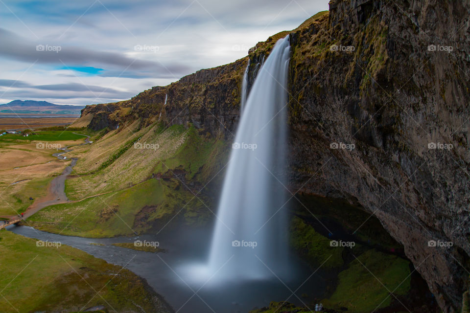 Skogafoss waterfall in Iceland 