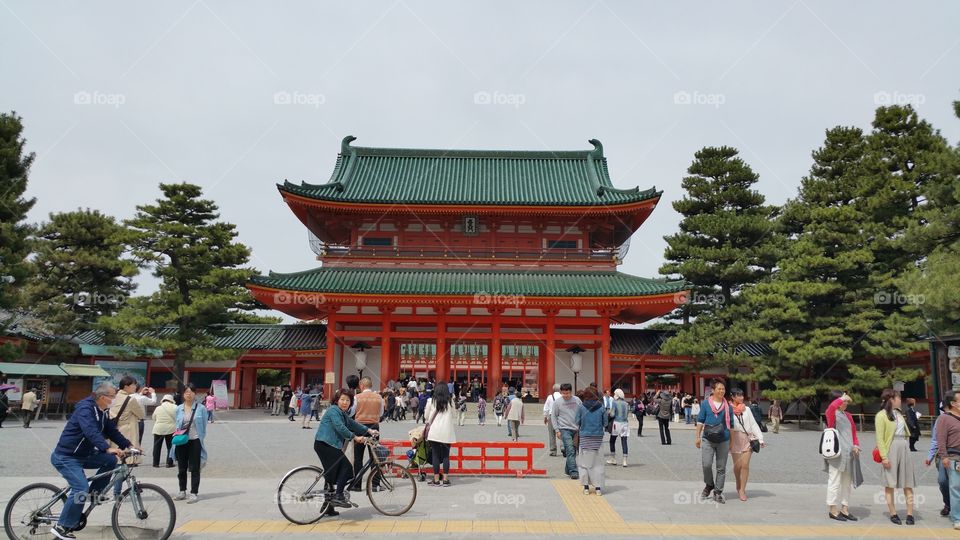 Heian Shrine in Kyoto, Japan