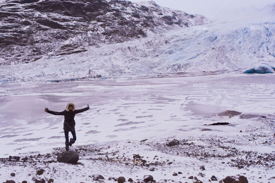 Iceland glacier