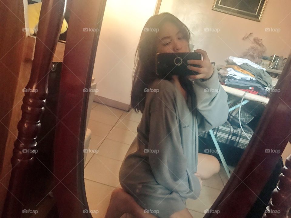 Mirror selfie again, sorry!