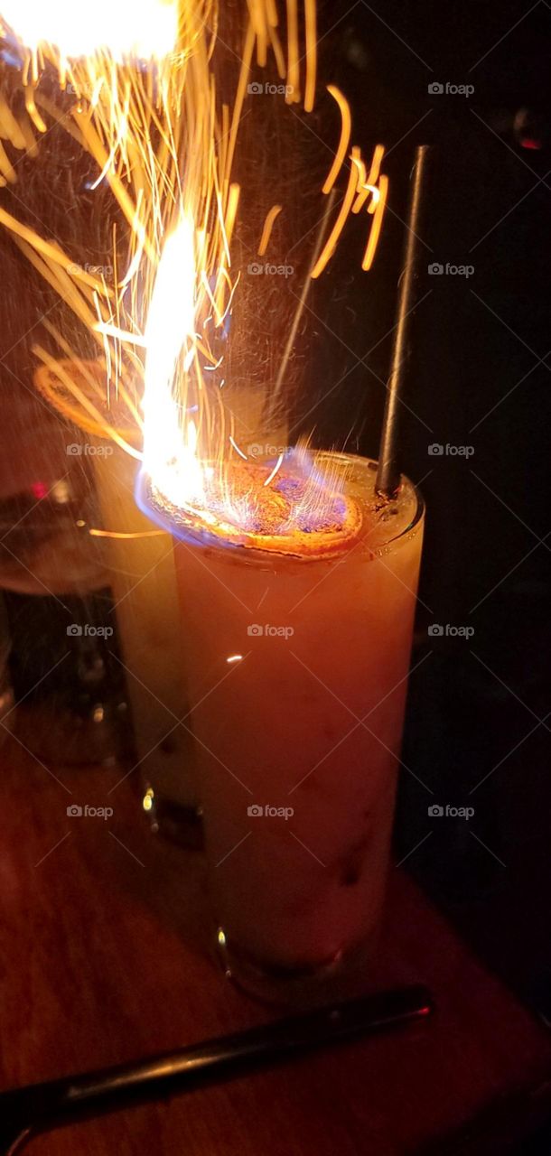 Firey drink in Cleveland