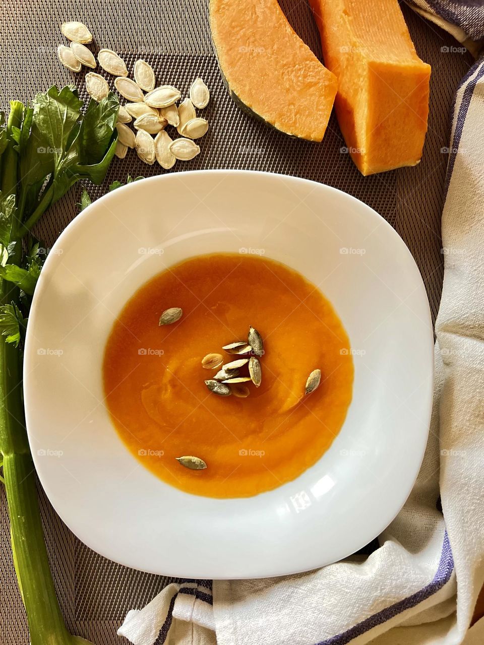 cream of pumpkin soup