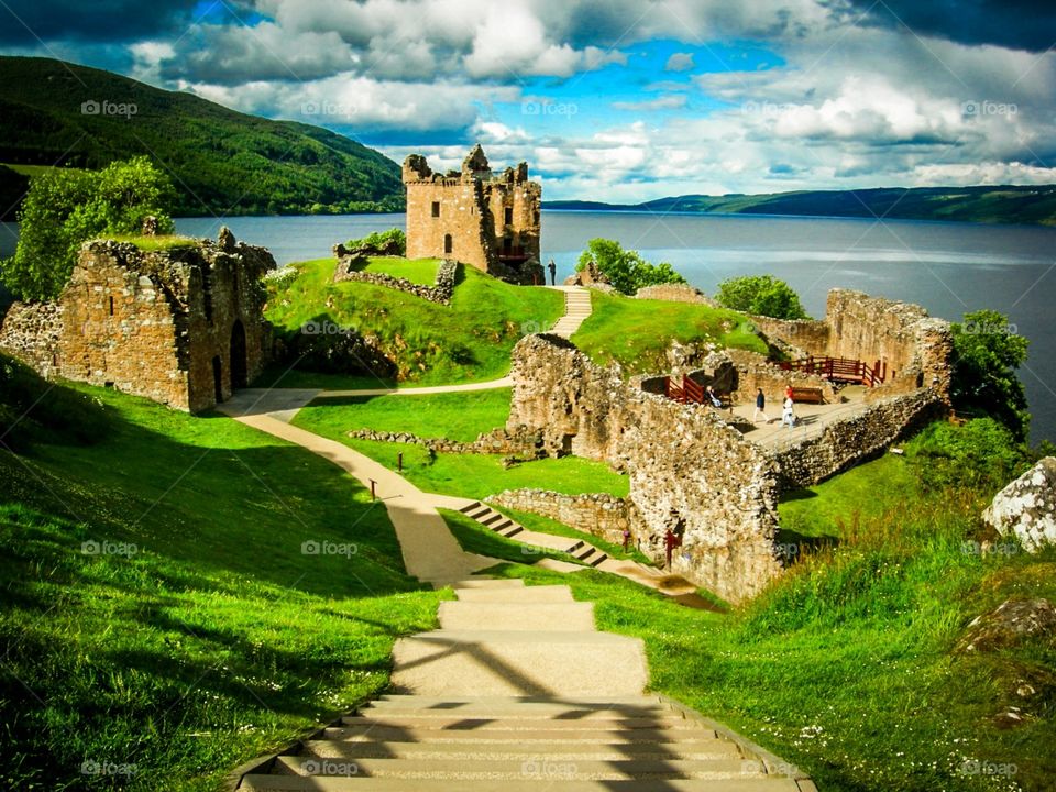 Loch ness castle, Scotland 