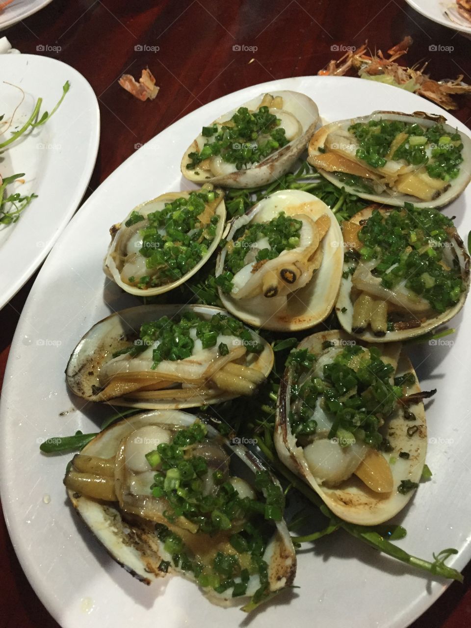 Tasty oysters on coast of Vietnam