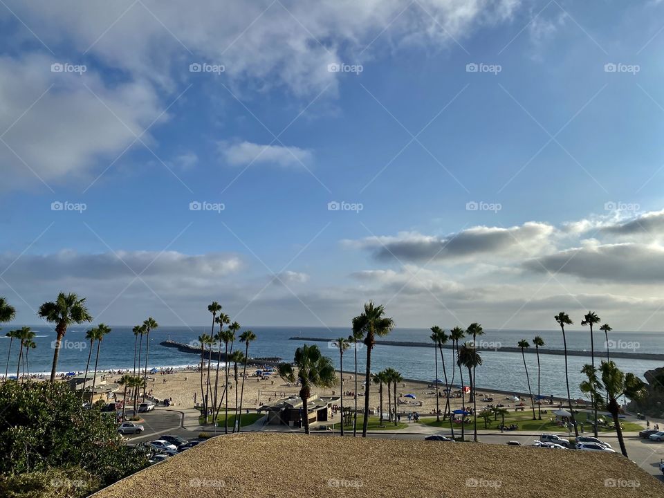 View of Corona del Mar State Beach from the Lookout Point 