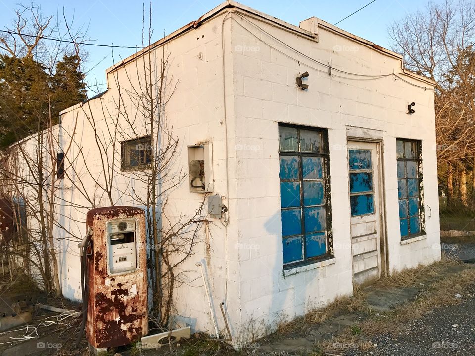 Old Abandoned Gas Station