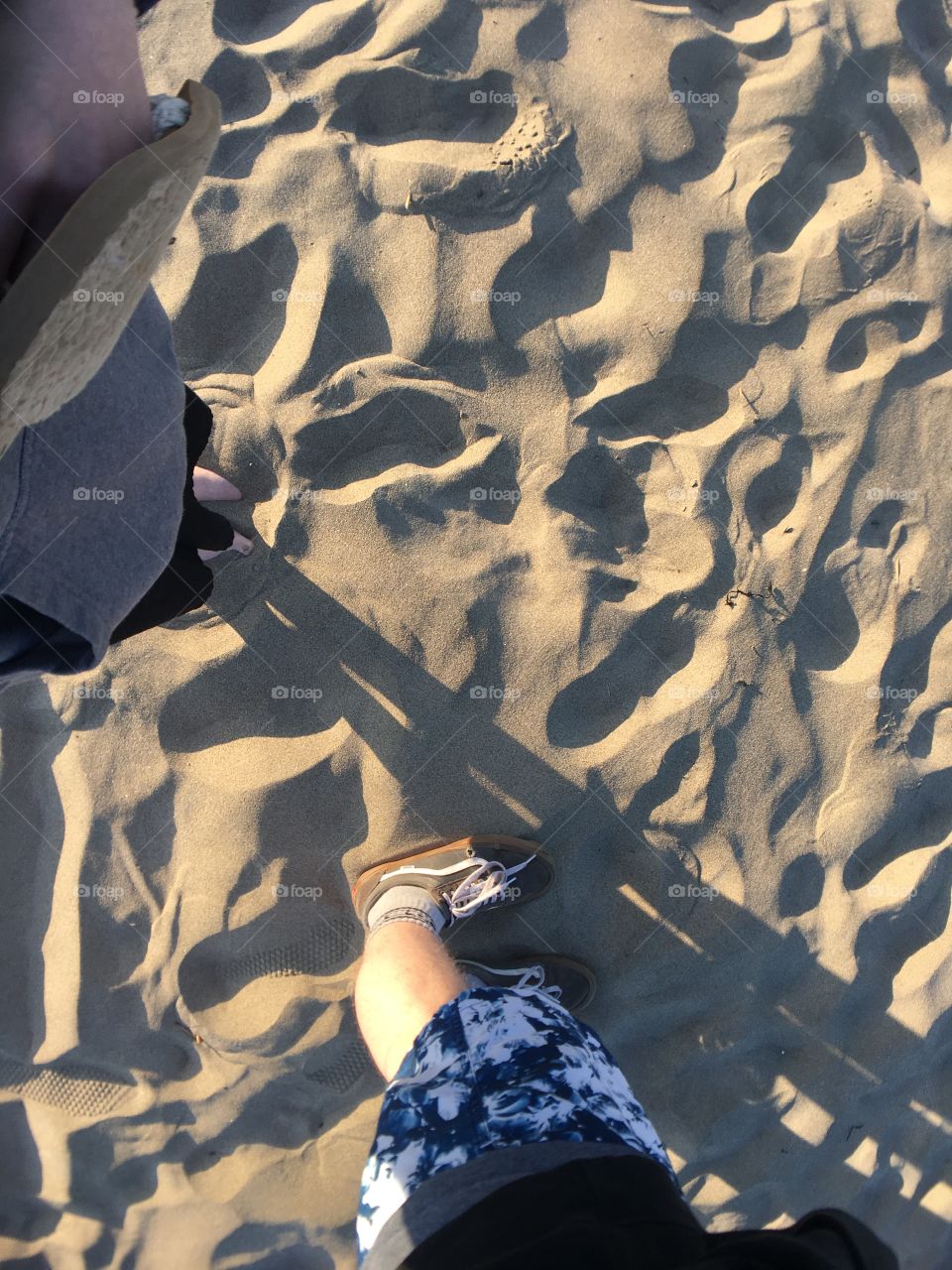 Toes in the sand