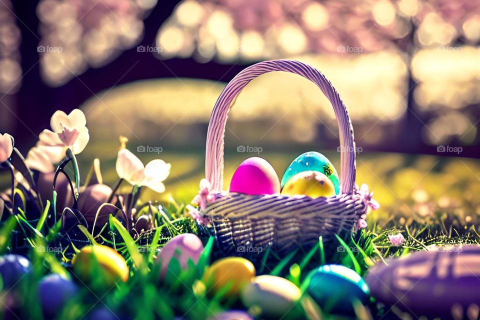 Easter, Easter feast, Easter eggs, colored eggs, Spring, Egg