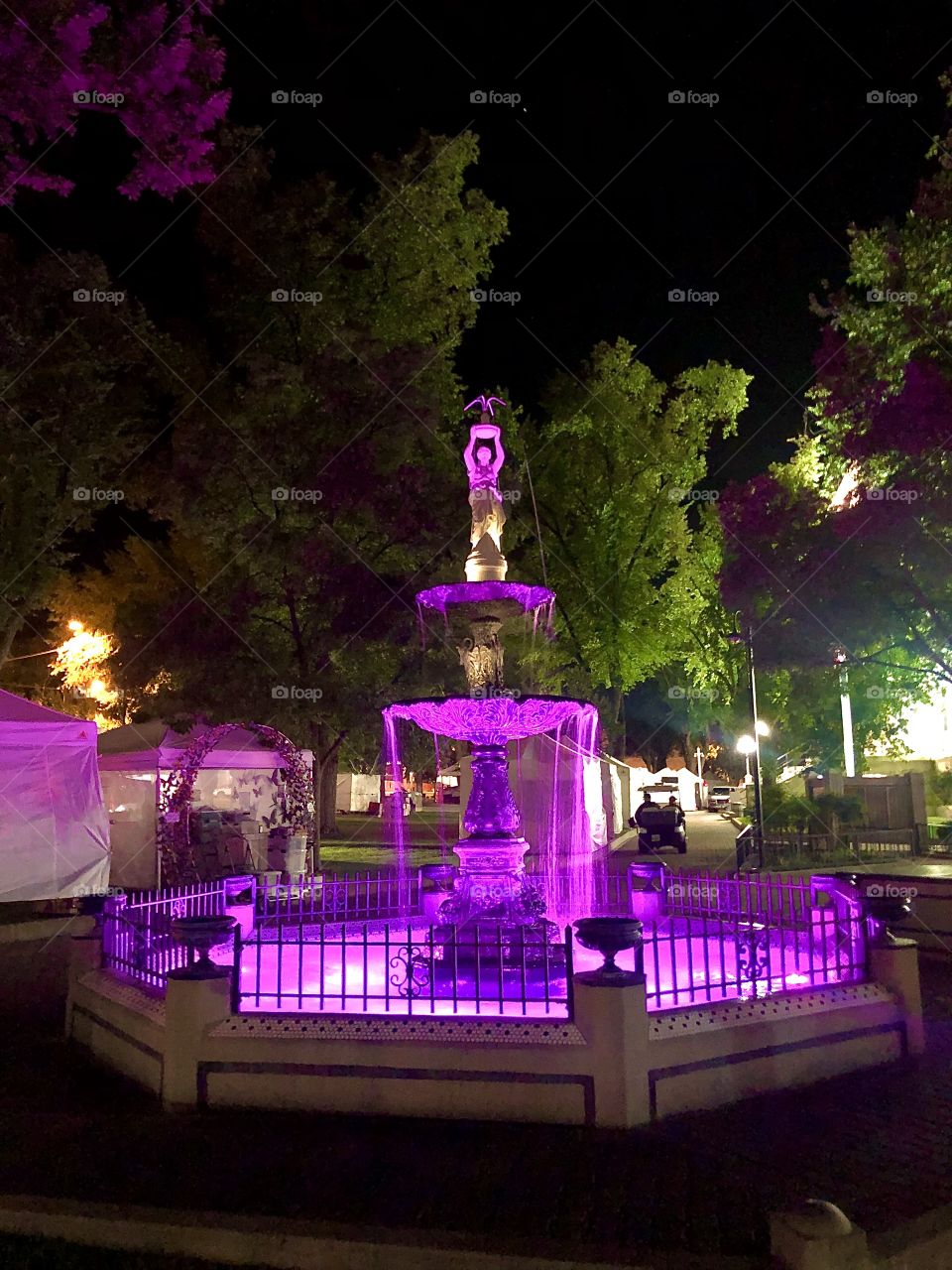 Awesome wishing fountain in beautiful, historic downtown Whiskey Row in Prescott, Arizona. 