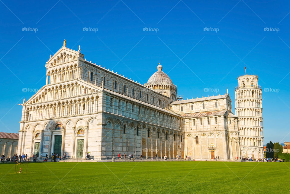 Leaning Tower of Pisa and Cathedral, Italy