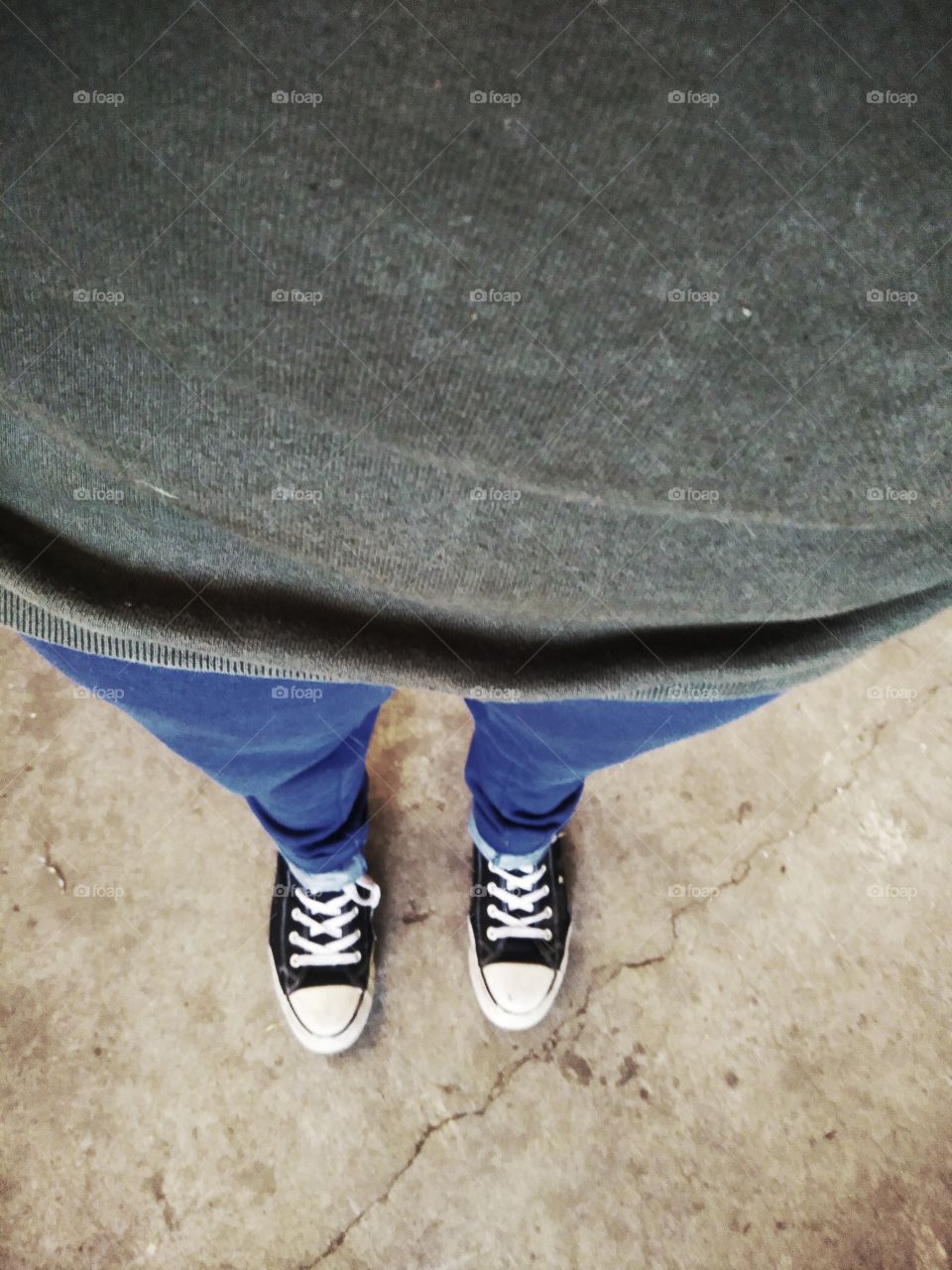 Upper look of simple clothes