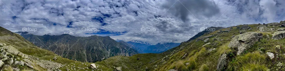 Panoramic view Himalayan 