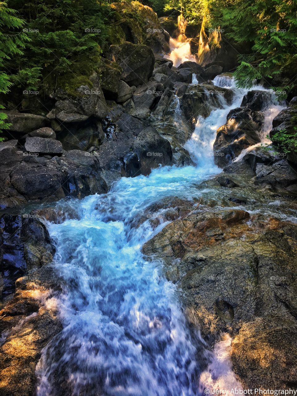 Deception Waterfalls on Stevens Pass, Washington State