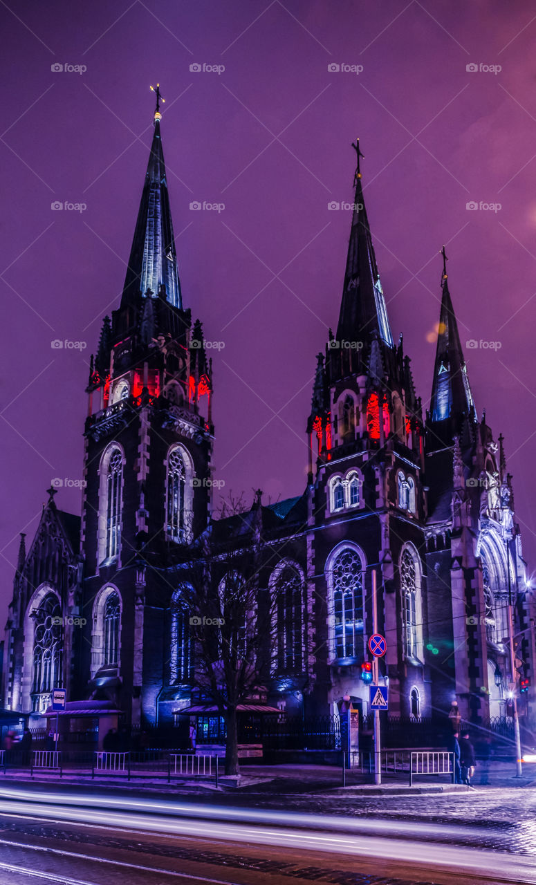 St. Olga and Elizabeth cathedral in Lviv city