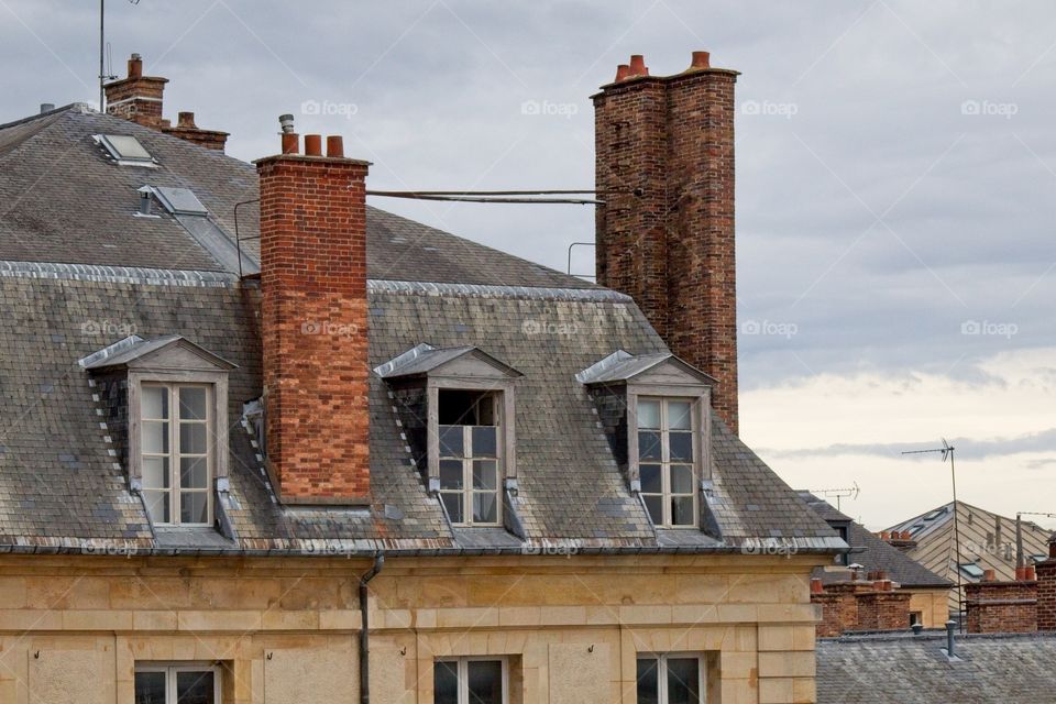 old house in the town