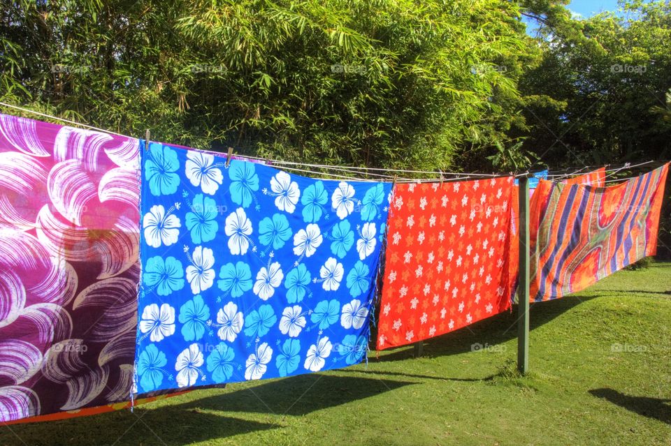 Drying Batik 