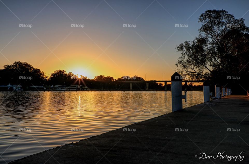 Sunrise in Mildura 