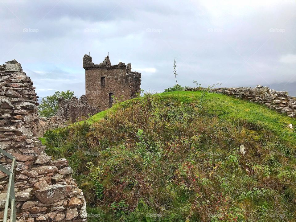 Urquhart Castle on Loch Ness 