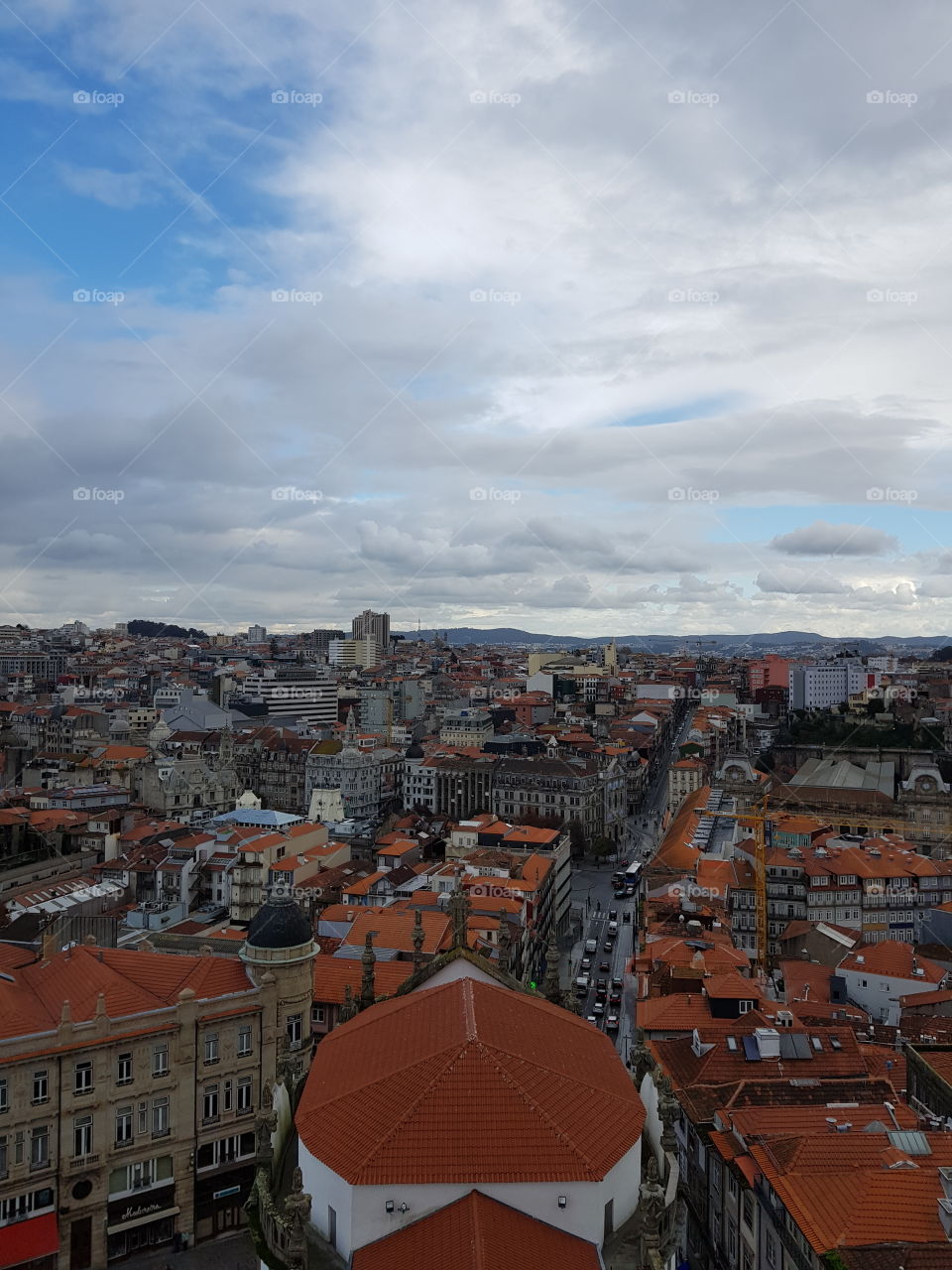 Vistas de Oporto, Portugal.