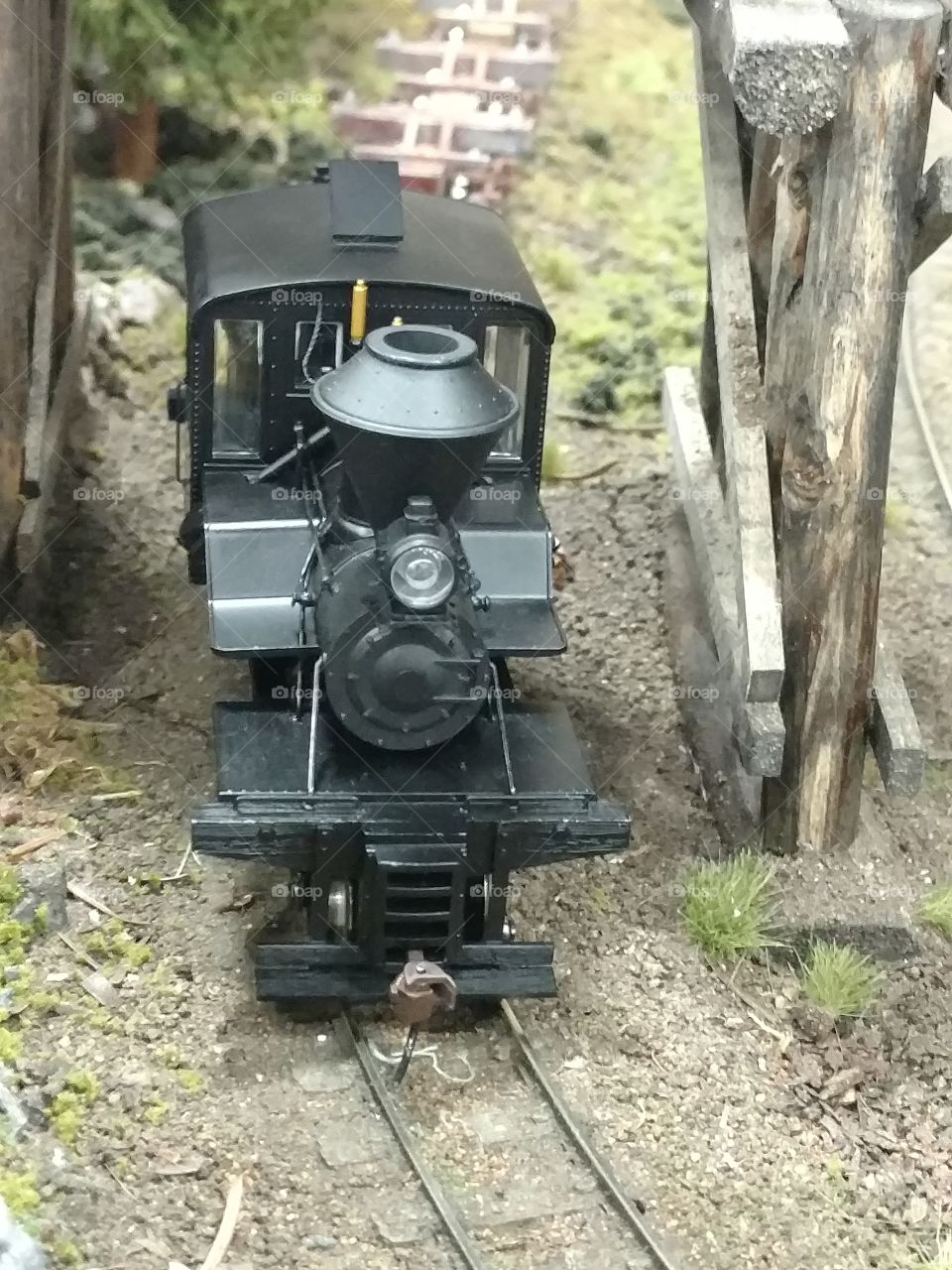 Model steam train HO scale