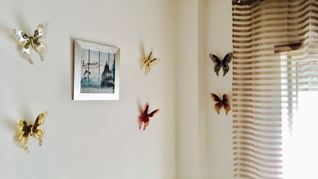 Butterflies all around, decoration 