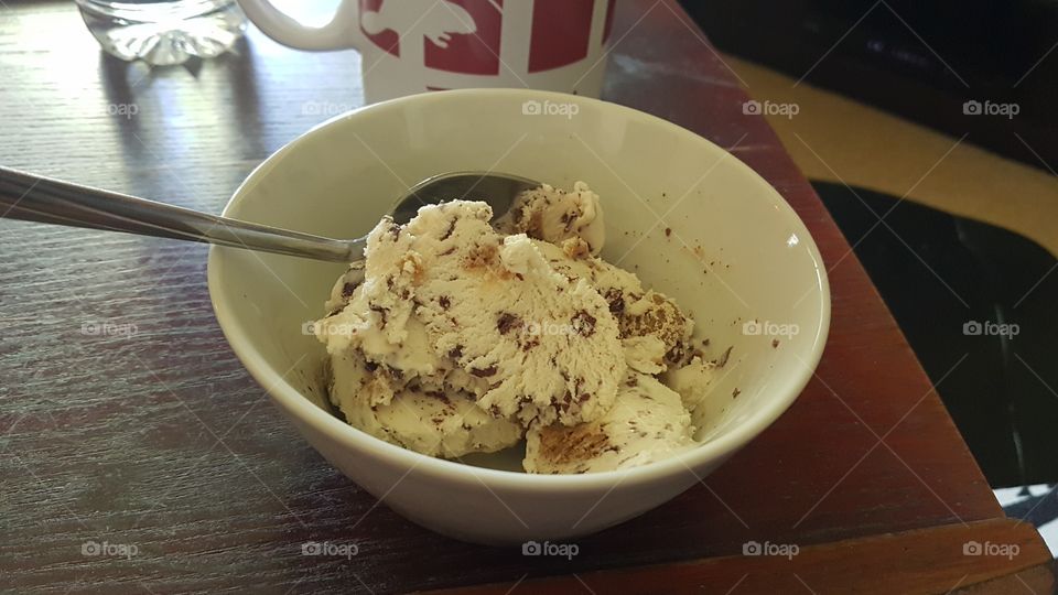chocolate chip cookie non dairy ice cream summer time treat.