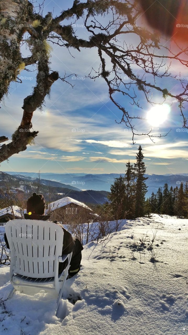 From my cottage in Tempelseter, Norway