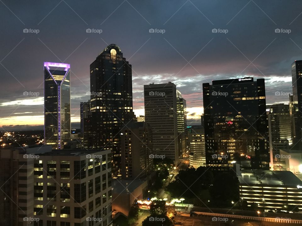 Charlotte skyline