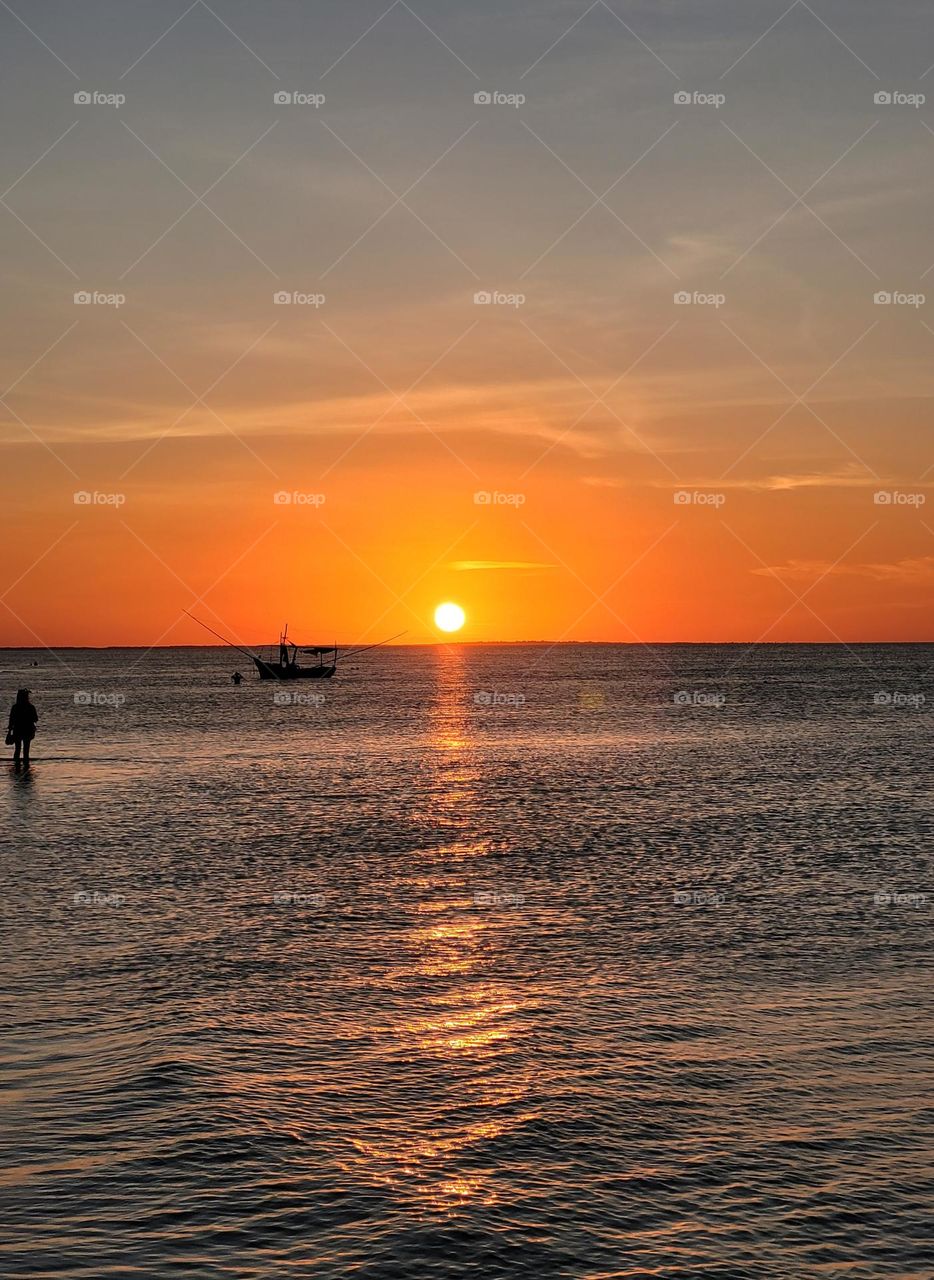 atardecer en Holbox