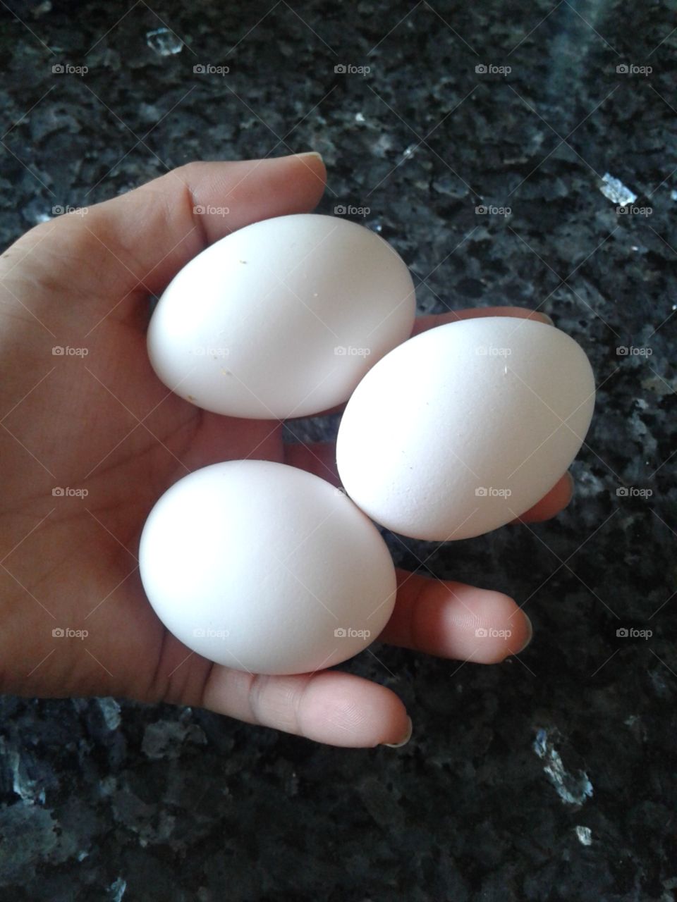 Eggs- harvest from our chicken layers at home