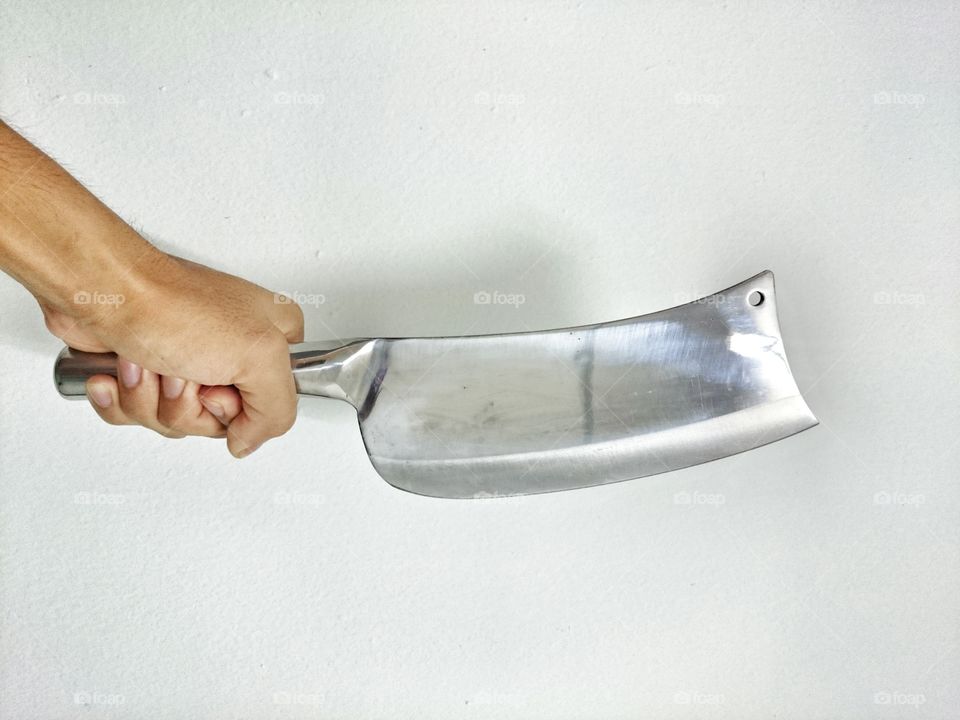 Knife . Knife on hand, cooking food tools 